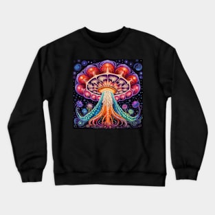 Chakra Infused Mushroom Meditation Crewneck Sweatshirt